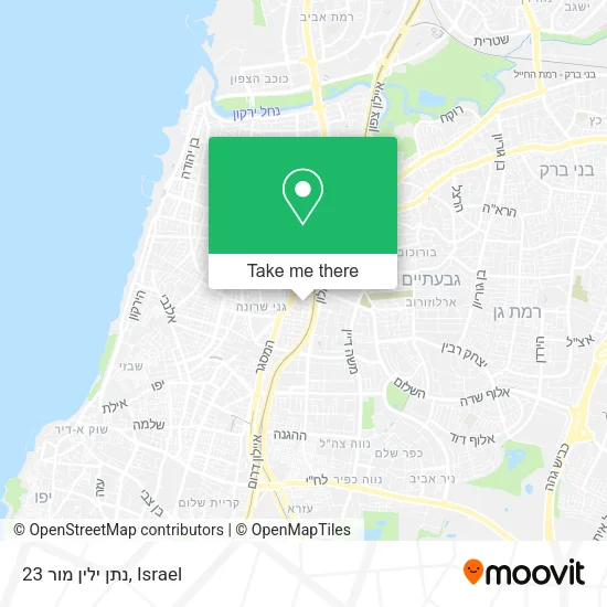 Карта נתן ילין מור 23