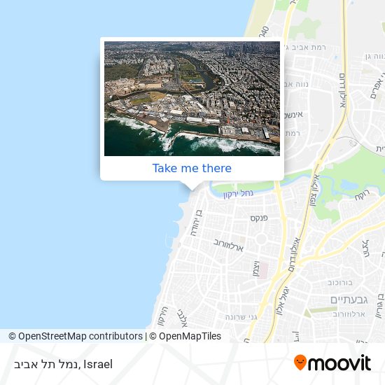 Карта נמל תל אביב