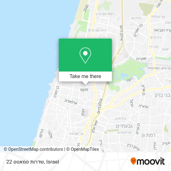Карта שדרות סמאטס 22