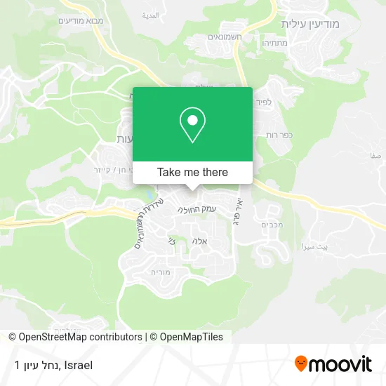 Карта נחל עיון 1