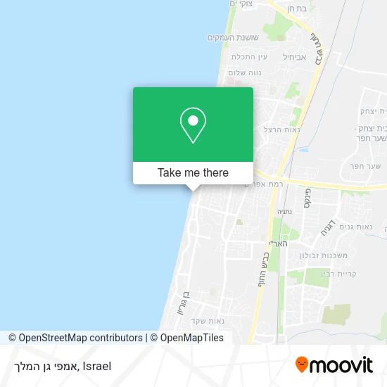 Карта אמפי גן המלך