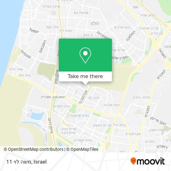 משה לוי 11 map