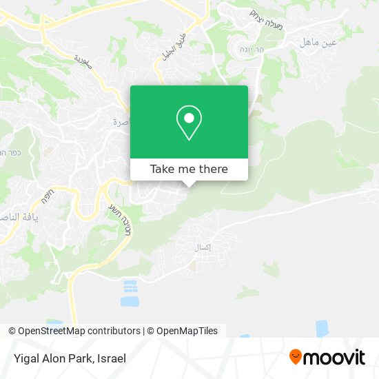 Карта Yigal Alon Park