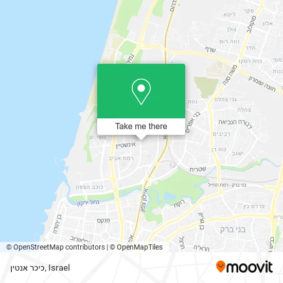Карта כיכר אנטין