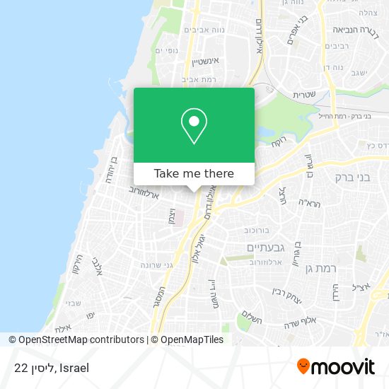 ליסין 22 map