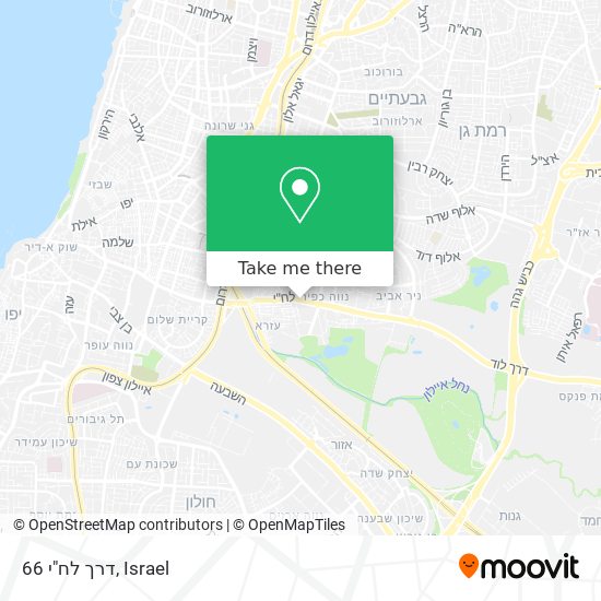 דרך לח"י 66 map