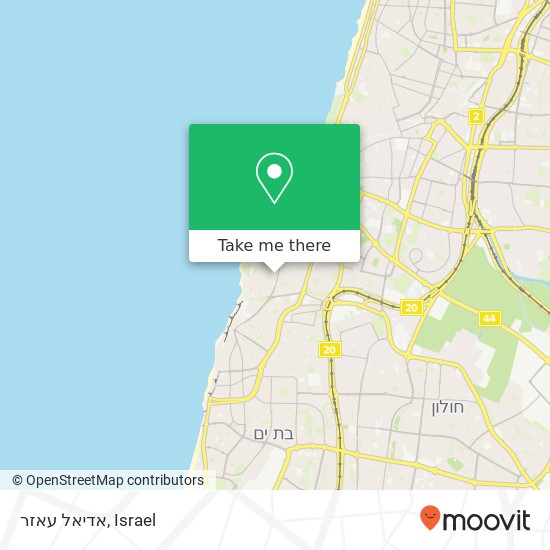 אדיאל עאזר map