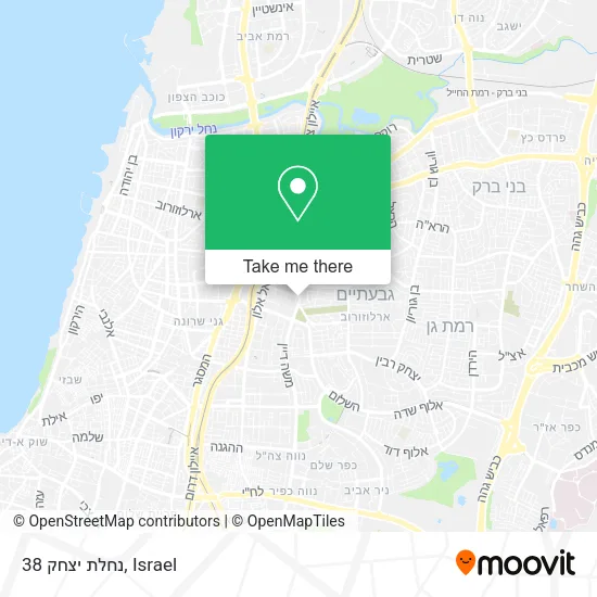 Карта נחלת יצחק 38