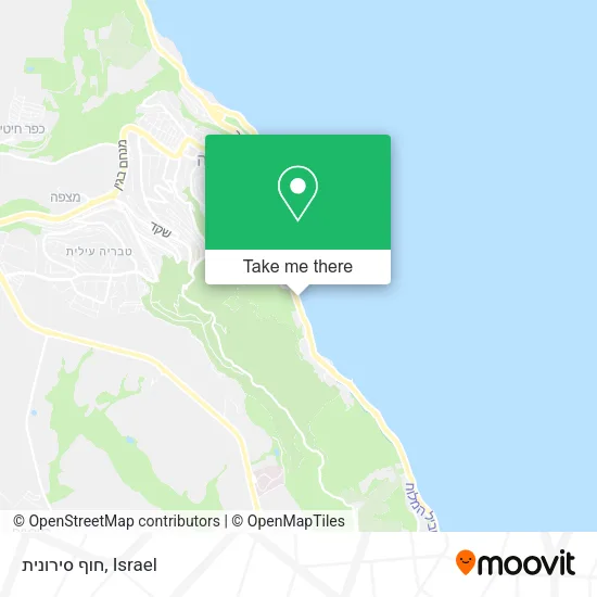 Карта חוף סירונית