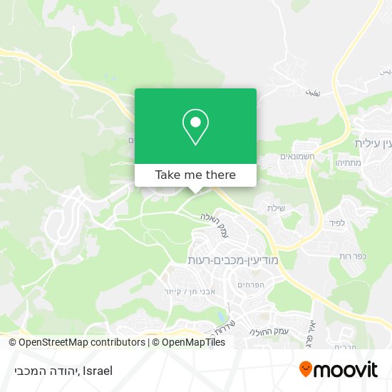 Карта יהודה המכבי