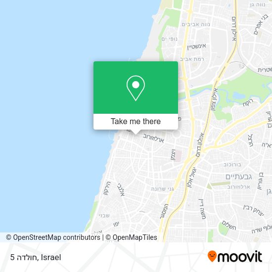 Карта חולדה 5