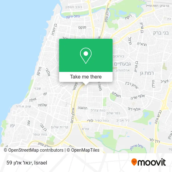 Карта יגאל אלון 59