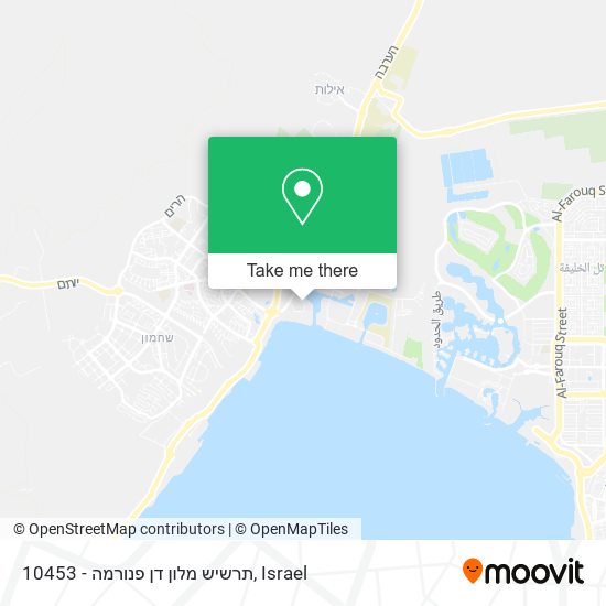10453 - תרשיש מלון דן פנורמה map