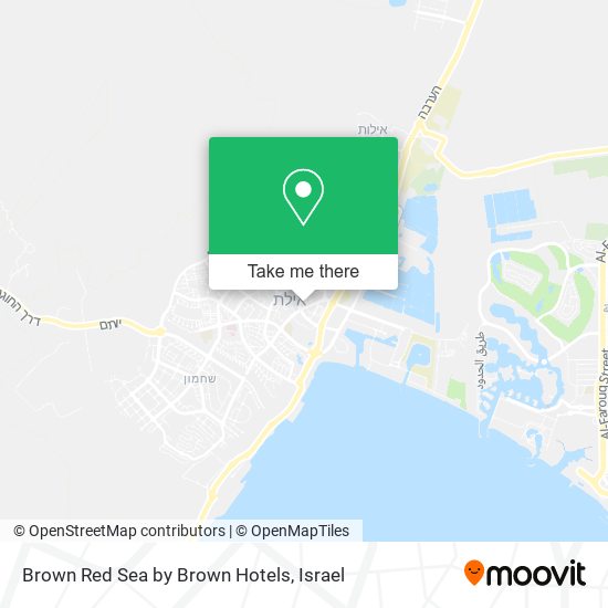 Brown Red Sea by Brown Hotels map