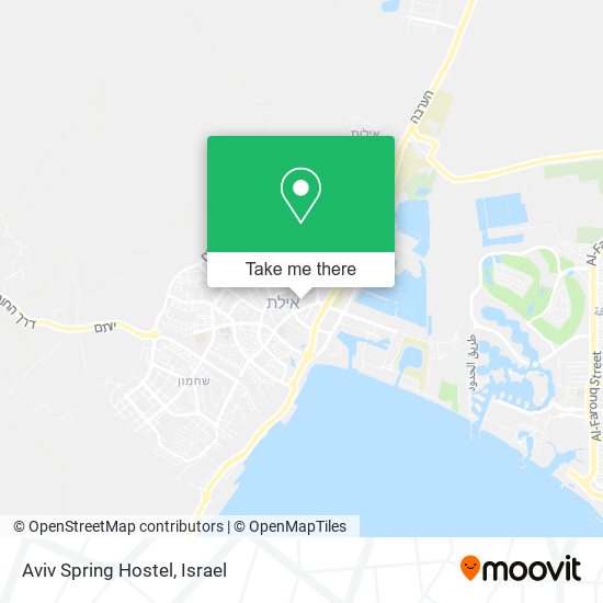 Aviv Spring Hostel map