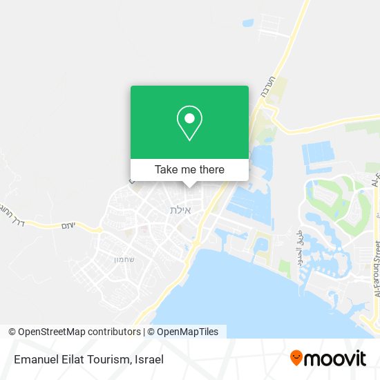 Карта Emanuel Eilat Tourism