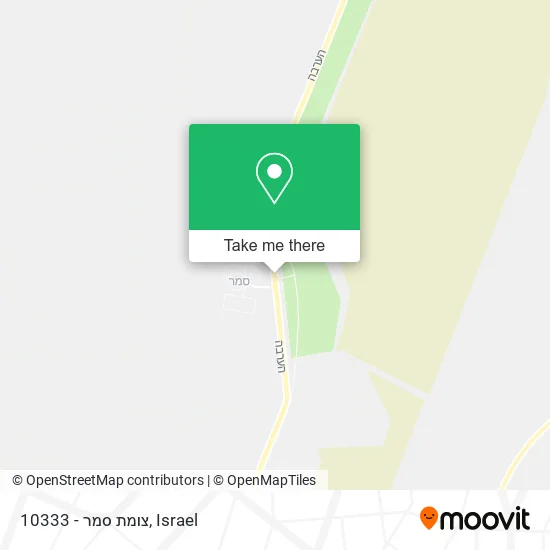 Карта 10333 - צומת סמר