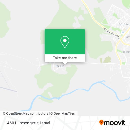 14601 - קיבוץ חצרים map