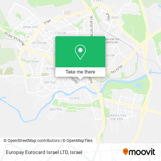 Europay Eurocard Israel LTD map