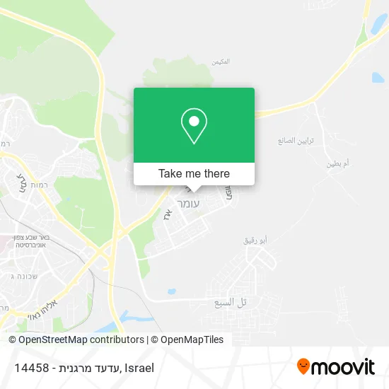 14458 - עדעד מרגנית map