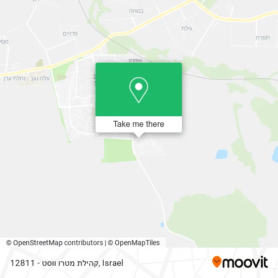 12811 - קהילת מטרו ווסט map