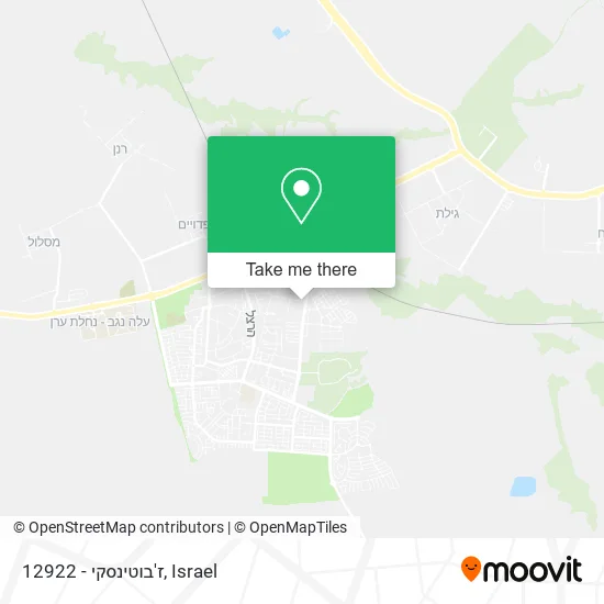 Карта 12922 - ז'בוטינסקי