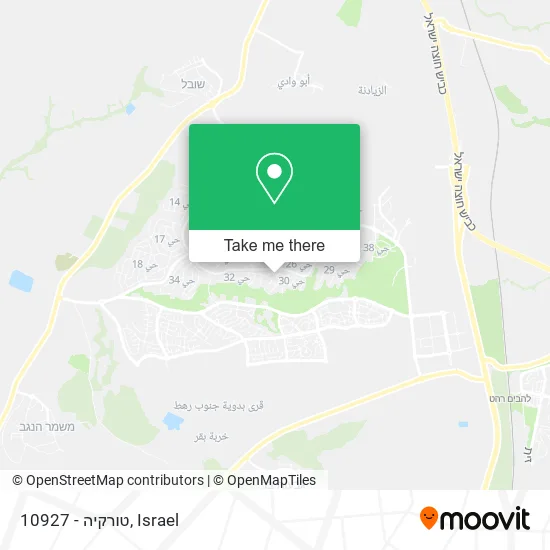 Карта 10927 - טורקיה