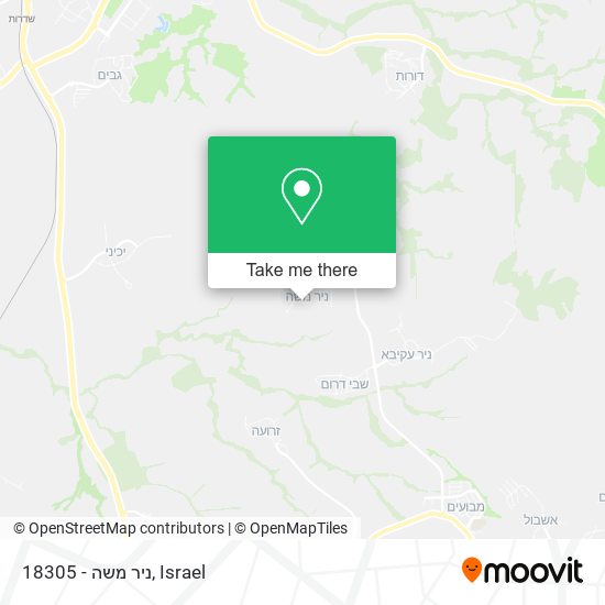 18305 - ניר משה map