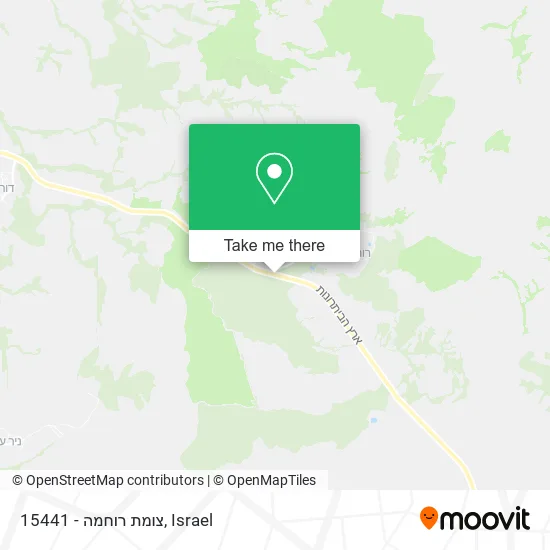15441 - צומת רוחמה map