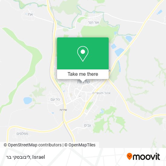 ליבובסקי בר map