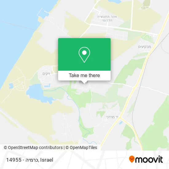 Карта 14955 - כרמיה