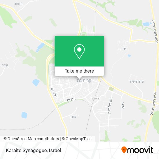 Karaite Synagogue map