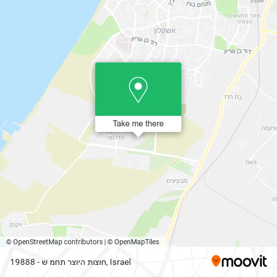 19888 - חוצות היוצר תחמ ש map