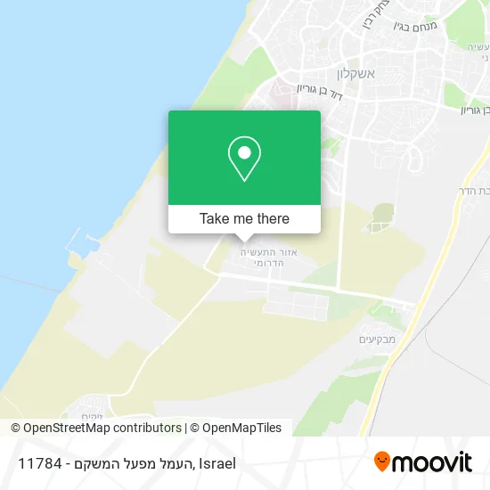 Карта 11784 - העמל מפעל המשקם