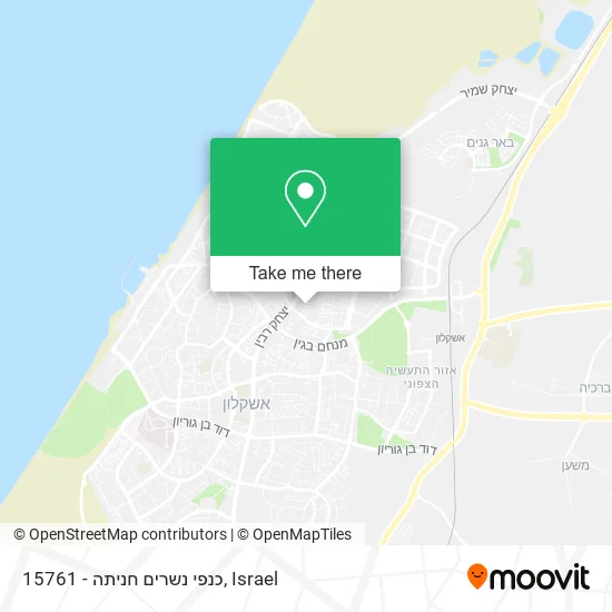 15761 - כנפי נשרים חניתה map