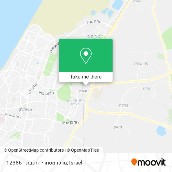 12386 - מרכז מסחרי הרכבת map