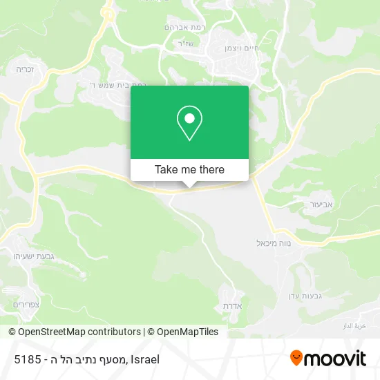 5185 - מסעף נתיב הל ה map