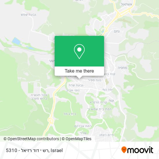 Карта 5310 - רש י דוד רזיאל