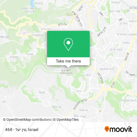 468 - עין יעל map