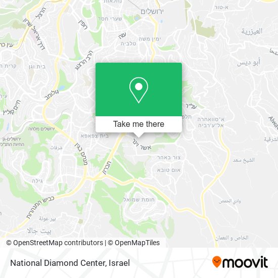 National Diamond Center map