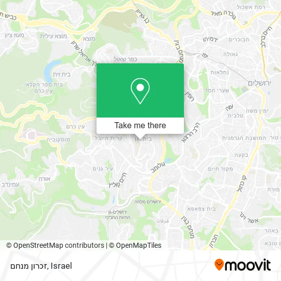Карта זכרון מנחם