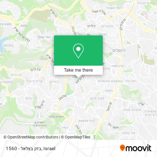 1560 - בזק בצלאל map