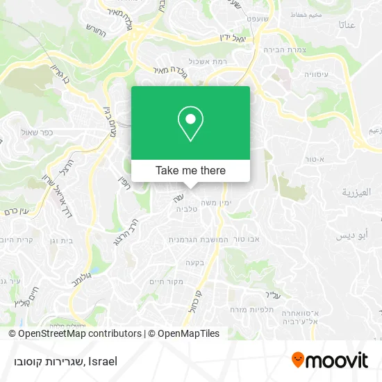 Карта שגרירות קוסובו