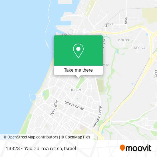 13328 - רמב ם הנרייטה סולד map