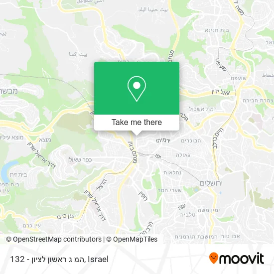 132 - המ ג ראשון לציון map