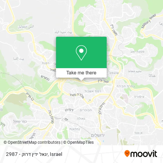2987 - יגאל ידין דרוק map