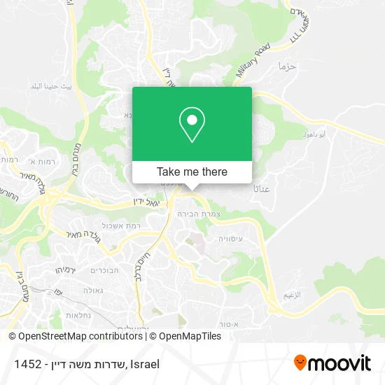 1452 - שדרות משה דיין map