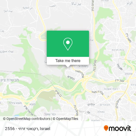 2556 - רקנאטי זרחי map