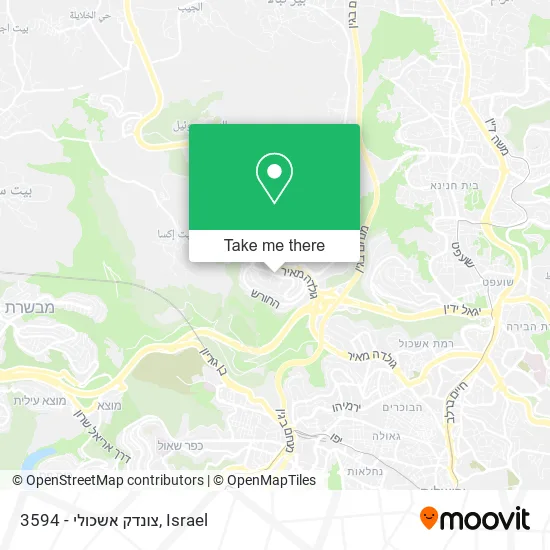 Карта 3594 - צונדק אשכולי