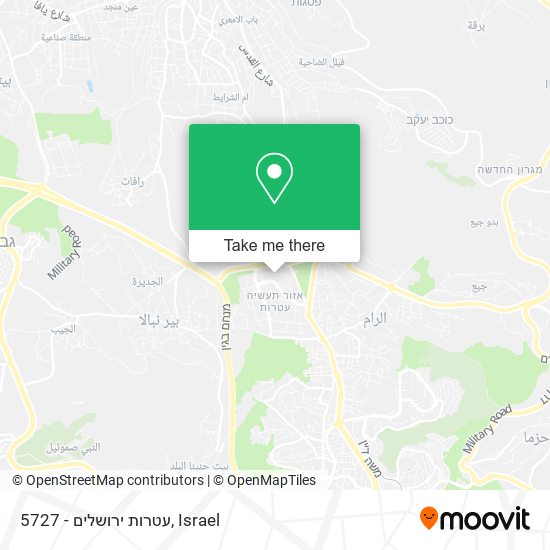 5727 - עטרות ירושלים map